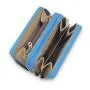 Cheap women purse casual business leather woman wallet handmade weave PU leather wallet