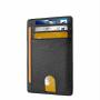 Cheap Custom slim pu and genuine leather wallets for men minimalist thin credit card holder small wallet money clip factory
