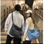 New Fashionable Crossbody Denim Bag Single Strap Canvas Satchel Waterproof Messenger Art Student Schoolbag for Men and Women