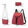 Wholesale Custom Holographic Reflective Bag Wallet Clutch Set Geometric Luminous Purses and Handbags Backpack for Women
