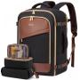 LOVEVOOK Carryon Flight Approved Travel Backpack with 17inch Laptop Compartment Large Weekender Backpack with 3 Packing Cubes