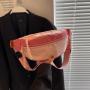 Casual Chest Bag 2024 Summer New Women Waist Bag Fashion Custom Logo Canvas Messenger Bag