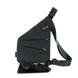 Smellproof Sling Backpack  Carbon Lined  Cross Body Multipurpose Shoulder Bag
