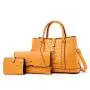 Wholesale Price 3 Pcs Set Bags Bolsos De Mujer Custom Leather Bag Trendy Handbags Crossbody Bags For Ladies