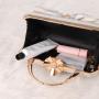 New sequin small square bag single shoulder crossbody handbag banquet bowknot clutch bags dress diamond inlaid evening bag