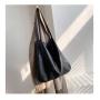 New Fashionable Denim Shoulder Bag PU Shopping Satchel for College Students Make-Up Tide Cloth Tote Mother Bag