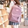 Comfortable Lightweight Polyester School Backpack Large Capacity Computer Bag Simple Sturdy Durable All-match Travel Backpack