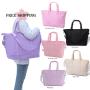 Keymay Free Shipping Stock 5 Colors Women's  Weekender Shoulder Bag Large Capacity Waterproof Nylon Tote Bag Ladies Hand Bags