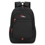 Large Capacity Lightweight Unisex Backpack Waterproof Oxford Cloth Nylon Lining Zipper Closure Student Leisure Sports Travel