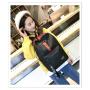 ZR373 Backpack Canvas Large Capacity Student Fashion Small Fresh Backpack Trend Korean Edition Student Schoolbag
