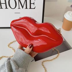 2024 New Designer Luxury Min Golden Bags PVC Handbag Hip Shape Hop Purses Chain Shoulder Small Jelly Hot Ladies Bag for Party