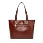 women handbag factory Customized PU leather shoulder simple tote bag large capacity bag for lady luxury solid color