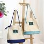 New Fashion Handled Canvas Tote Bucket Drawstring Handbag Messenger Shoulder Sling Bag Women