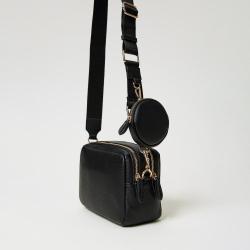 2024 New Arrivals Bags Multi Zipper Black Square Ladies Latest Cosmetic Shoulder Bags PU leather Small Pouch Bags For Women