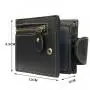 New Genuine Leather Wallet for Men Vintage RFID Blocking Multi-function Wallet With Coin Pocket Money Slip Card Holder