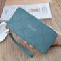 2022 Fashion women pu leather Vintage ladies clutch bag  women's phone case card holder multiple wallets