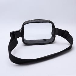 Factory 5 Colors Girls Boys Stadium Approved Transparent Crossbody Waist Bag Women Men Running Sports Bag Waterproof Belt Bag