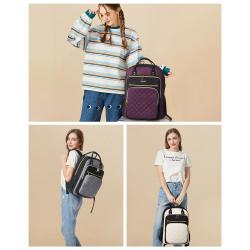 LOVEVOOK New shoulder bag multifunctional notes laptop backpack students school bag large capacity travel bag men women with USB