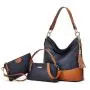 New trendy and fashionable women's single shoulder crossbody 3-piece set
