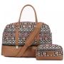 Realer 2021 Canvas Weekender Bag Womens Overnight Bag Carryon Weekend Travel Duffel Tote with Shoe Compartment with Toiletry Bag