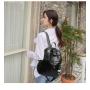 KBW414 Korean PU Leather Shoulder Bag Casual Fashion College Wind Travel Student Mommy Bag Women Backpack Without Pendant
