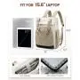 LOVEVOOK 2023 Trendy New Style Travel Work College Backpack Convertible Business Tote Daypack with USB Laptop Backpack for Women