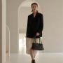 Fashion Ladies Brand Bags Real Leather Black Color Ladies France Style Crossbody Bags Women Mini Messenger Bags