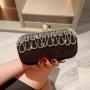 New Arrival Handbag Banquet Dress Chain Strap Bag Party Tassel Evening Bag Women's Clutch Bag pochette femme