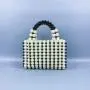 Custom Summer Handmade Beaded Bags 2024 Light Pearl Straw Bag Chain Shoulder Lady Design Pearl  Purse for Women Evening Clutch