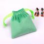 Custom Logo Printed Mini Velvet Pouch Bag Jewelry Cosmetic Nail Polish Packaging Velvet Drawstring Bag