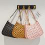 Large capacity underarm bag 2024 Korean fashion new shoulder bag for women casual versatile printed handbag
