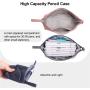 Gelory Multifunctional Pen Marker Case Pouch Bag Holder High Middle Primary School Student Pencil Bag Portable