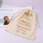 Eco-Friendly Recycled Cotton Drawstring Dust Bag For Gift Packing Custom Organic Colico Cotton Muslin Pouch