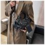 Motorcycle Tote Bag Women'S New Vintage Riveted Pillow Bag Fashion Single Shoulder Crossbody Bag