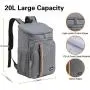 Wholesale Insulated Backpack Cooler Bag Waterproof Leak-Proof Lunch Backpack With Custom Logo Printed