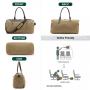 2022 LOVEVOOK new arrival Canvas Overnight Weekender Bag with Shoe Compartment Gym Tote Carry on Hand Bags men Duffel Travel Bag