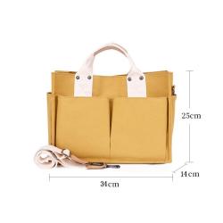 2024 Custom Large Canvas Tote Bag For Women Ladies Luxury With Zipper Pocket