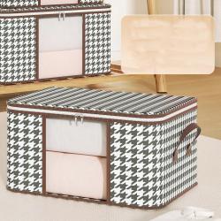 SN039 Foldable Clothes Organizer Storage Containers for Organizing Bedroom Closet Clothing Comforter Organization