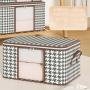 SN039 Foldable Clothes Organizer Storage Containers for Organizing Bedroom Closet Clothing Comforter Organization
