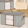SN039 Foldable Clothes Organizer Storage Containers for Organizing Bedroom Closet Clothing Comforter Organization