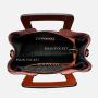 Sac A Main Femm 2024 OEM Fashion New Design Genuine Leather Ladies Handbag Women Shoulder Bags Female Handbags Sets For Women