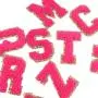 Factory Direct Sale Custom Designer Glitter Large Self Adhesive Bags Chenille Letter Patches