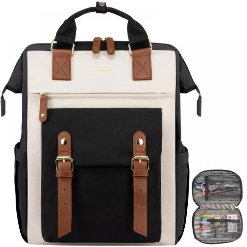 2pcs/set Carry on School College Work Travel Daypack with USB Port & pencil box Teacher Nurse Bag unisex Laptop Backpack Purse