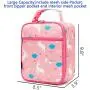 Cute Insulated Thermal Lunch Box Container Reusable Cooler Tote Bag for School Picnic and Travel for Kids for Girls and Boys