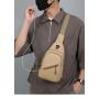 ZR557 Hot Selling Chest Bag Men New USB Shoulder Bag Sports Travel Crossbody Bag Leisure Solid Color Oxford Cloth Satchel