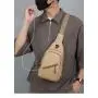 ZR557 Hot Selling Chest Bag Men New USB Shoulder Bag Sports Travel Crossbody Bag Leisure Solid Color Oxford Cloth Satchel