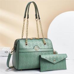 A Set Of Two Newest Diamond Lattice Chain Ladies Hand Bags Fashion Simple Bolsos Mujer Crossbody Bag 2024 Designer Women Bags
