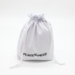 Eco- Friendly Square Bottom Canvas Drawstring Shoe Clothing Packaging Shopping Dust Bag White Cotton Canvas Gift Cosmetic Pouch