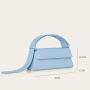 Wholesale Customize High Quality Pu Leather Korean New Fashion Handbag Luxury Portable Small Square Message Bag For Women