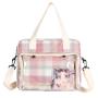 Newest Pin Display Ita Bag Clear Window Manufacturer Designer Custom Ita Bag